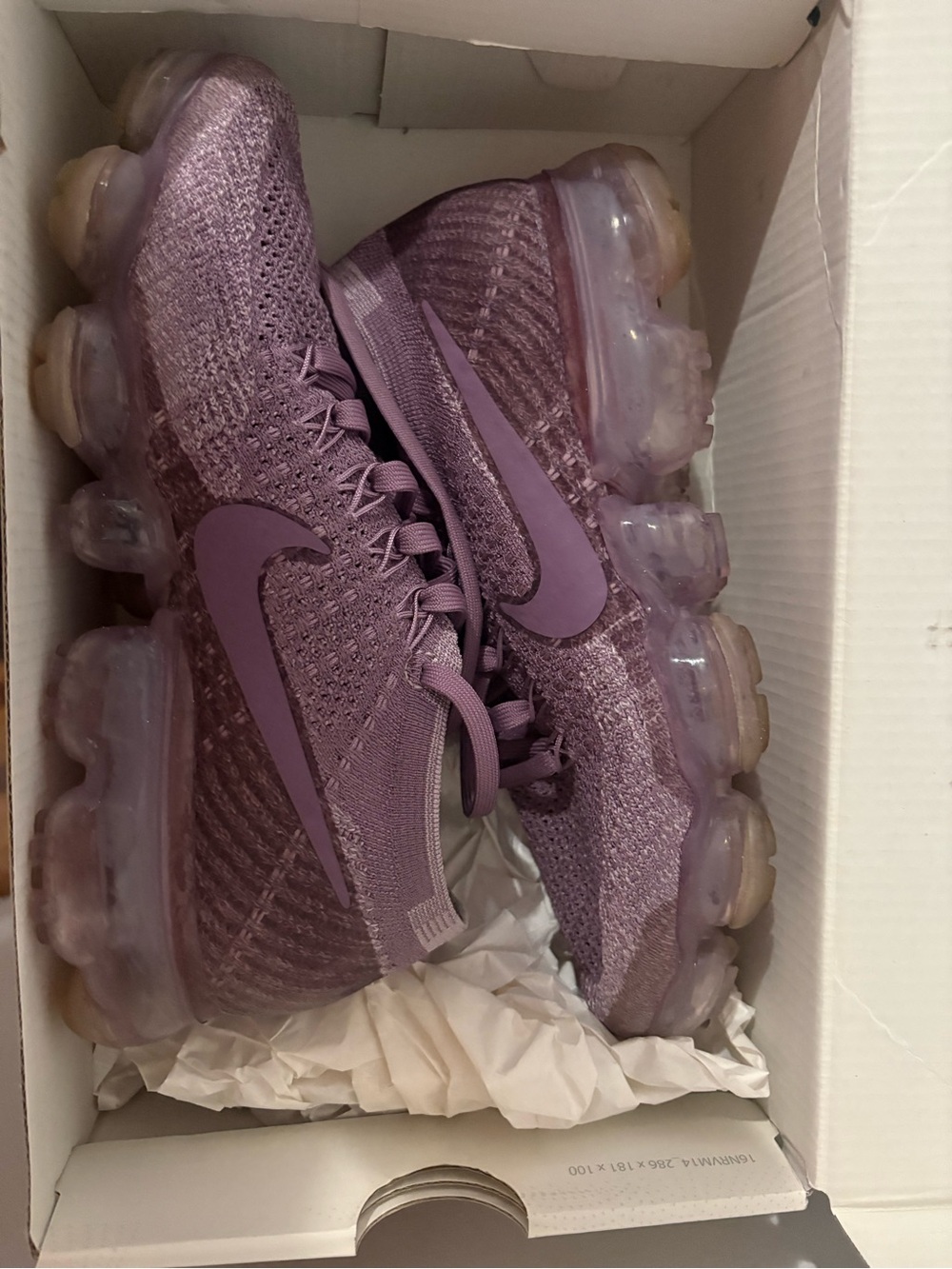 Nike Women’s Lavender/Purple Air VaporMax Flyknit Sneakers